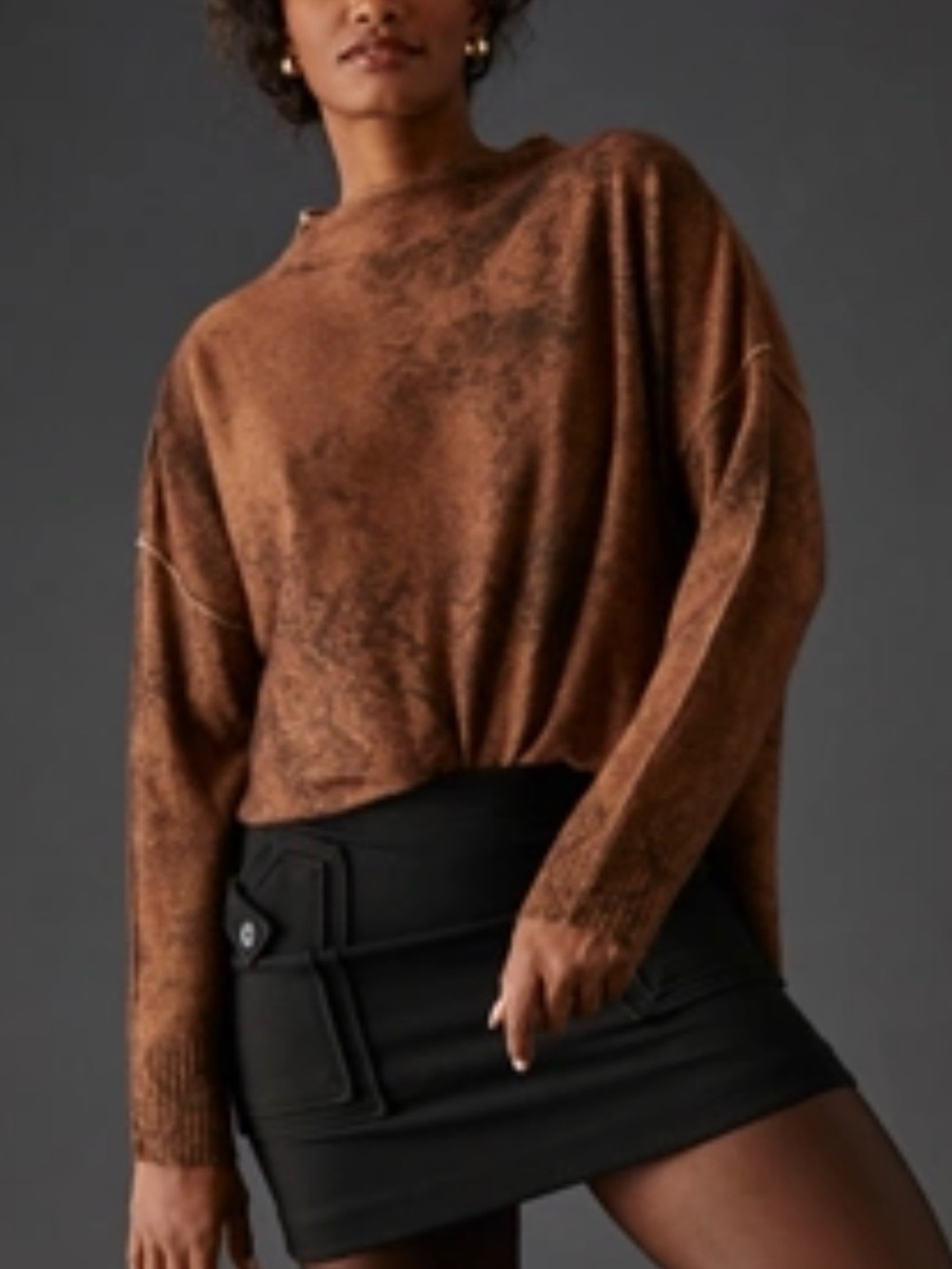 Pilcro Alani Cashmere Lightweight Cozy Sweater